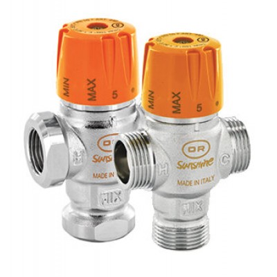 Adjustable thermostatic mixing valve, Solar model - Confronto dei Prodotti