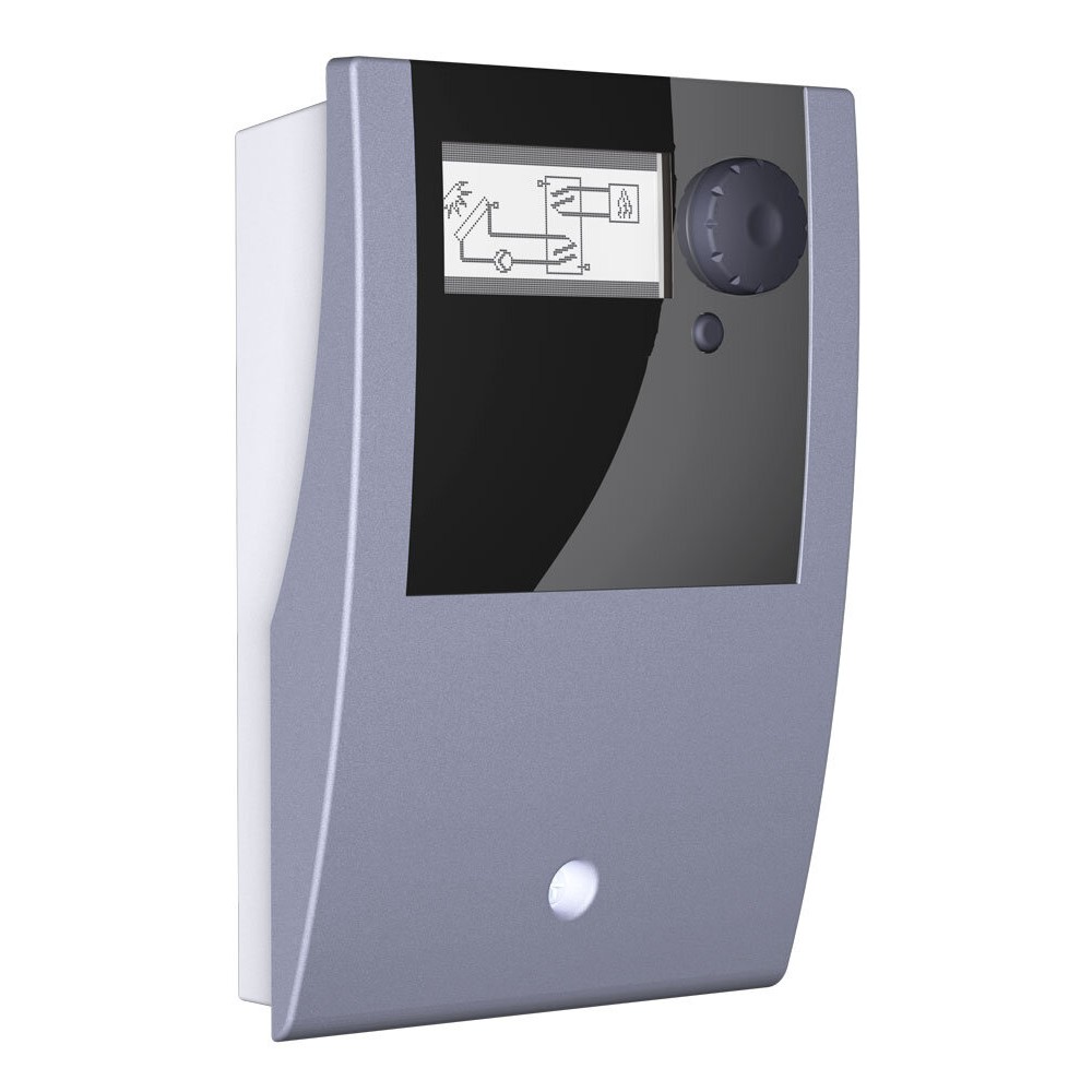 Differential temperature controller for solar thermal plants, Model smart Sol nano Basic | Installation | Solar DHW |