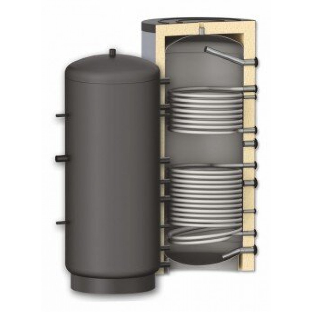 Buffer Tank Sunsystem, Model PR2 2000, Capacity 2000L, Two heat exchanging coils, Industrial | Serbatoi Accumulo Buffer Tank Sunsystem, Model PR2 2000, Capacity 2000L, Two heat exchanging coils, Industrial | Serbatoi Accumulo | Scaldabagni e Serbatoi Accumulo |