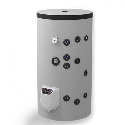 Scaldabagno Elettrico Eldom 150L, Аcciaio, Due Scambiatori, Controllo elettronico - Eldom