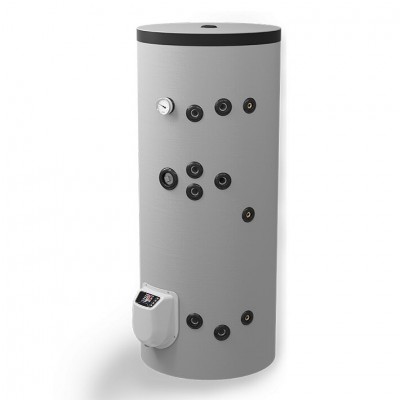Scaldabagno Elettrico Eldom 200L, Аcciaio Due Scambiatori, Controllo elettronico - Eldom