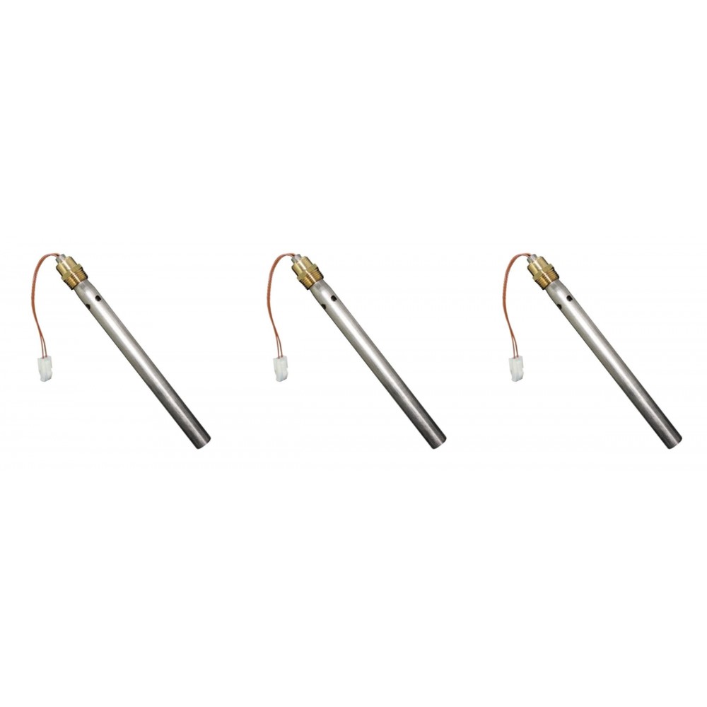 Candeletta accensione per bruciatore a pellet Ferroli e altri, lunghezza 190mm, 350W - x3