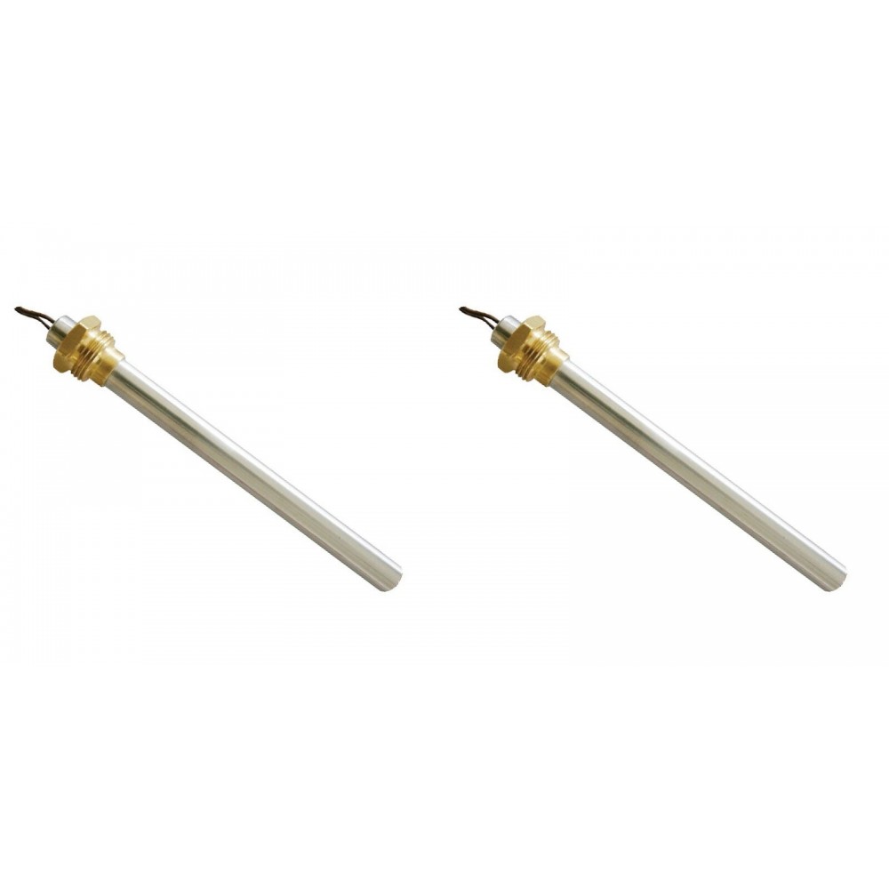 Candeletta accensione per stufa a pellet Adler, AMG, BURNiT, Calecosol, Ecoteck, Emaflam, Kalideal, Kalor, Piazzetta, Qlima, Ravelli, Xiang e altri, lunghezza 140 mm, 270W - x2 | Candeletta per Stufe a Pellet | Pezzi di Ricambio per Stufe a Pellet |