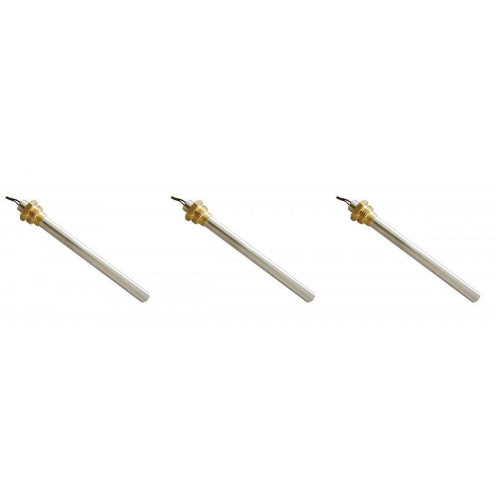 Candeletta accensione per stufa a pellet Deville, Klover, MBZ e altri, lunghezza 153mm, 250W - x3 | Candeletta per Stufe a Pellet | Pezzi di Ricambio per Stufe a Pellet |