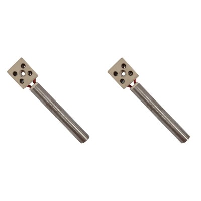 Candeletta accensione per stufa a pellet Eurofiamma, Arce e altri, Lunghezza 80mm, 250W - x2 - Candelette per Stufe a Pellet