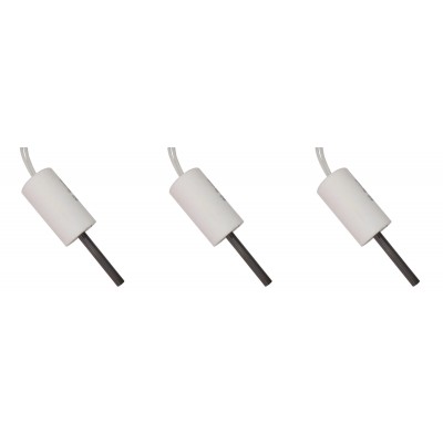 Resistenza accensione stufe a pellet bassa tensione ComfortBilt, Edilkamin e altri, Lunghezza 66mm, 90 - 100W, 24 Volt AC - x3 - Candelette per Stufe a Pellet