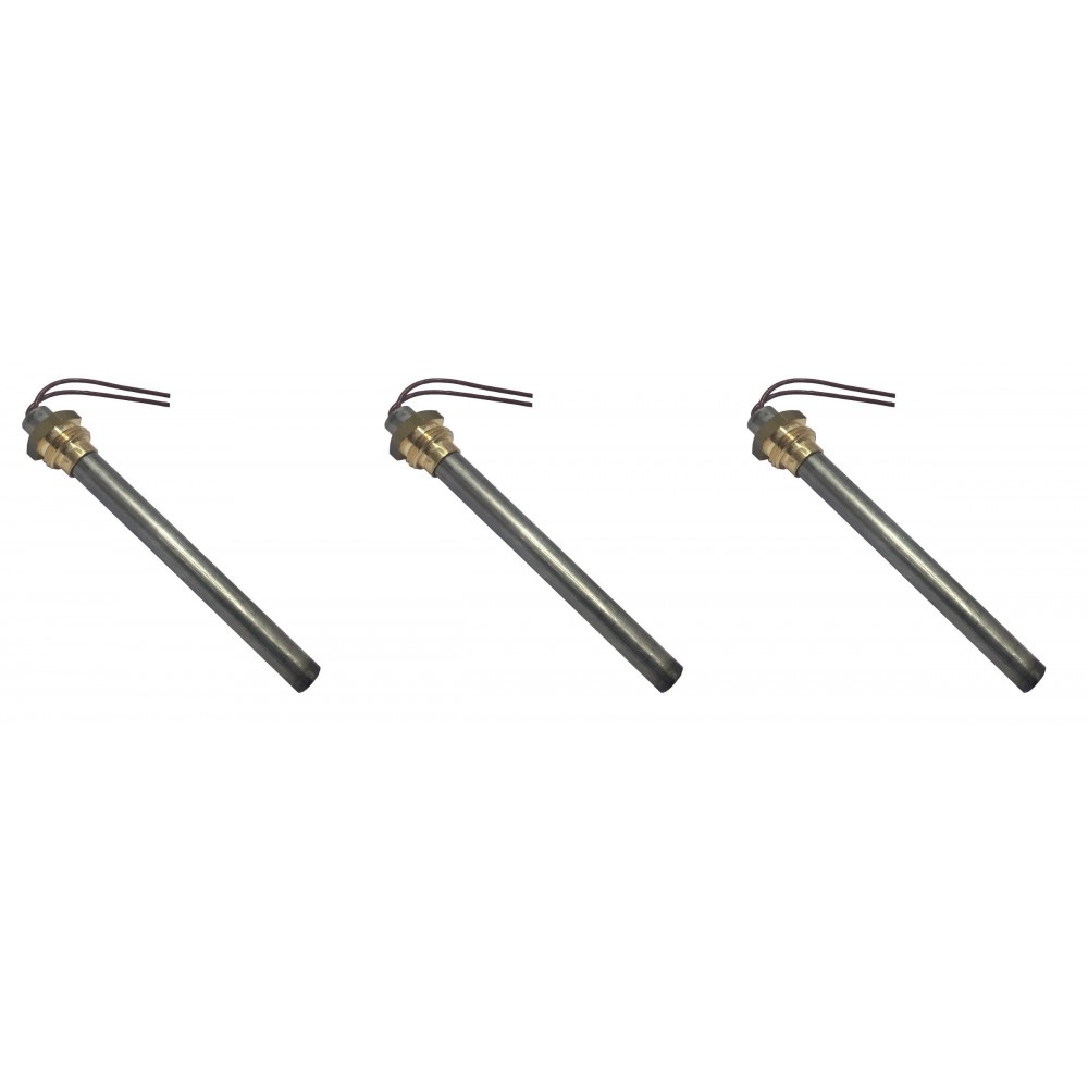Candeletta accensione per stufa a pellet Ecoteck, Ravelli e altri, lunghezza 114mm, 250W - x3 | Candeletta per Stufe a Pellet | Pezzi di Ricambio per Stufe a Pellet |