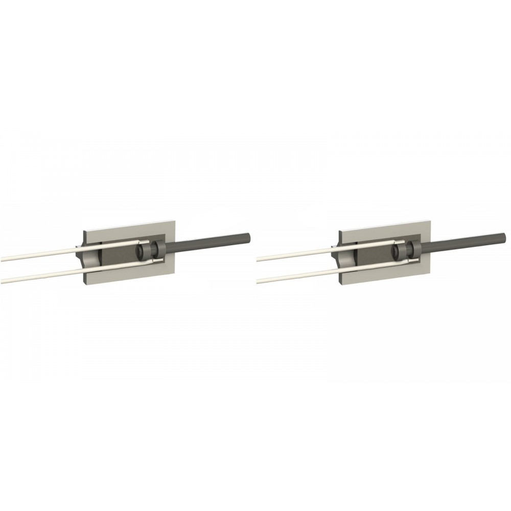 Resistenza accensione stufe a pellet bassa tensione Eco Spar, BURNiT, Lunghezza 65mm, 95W, 24V - x2