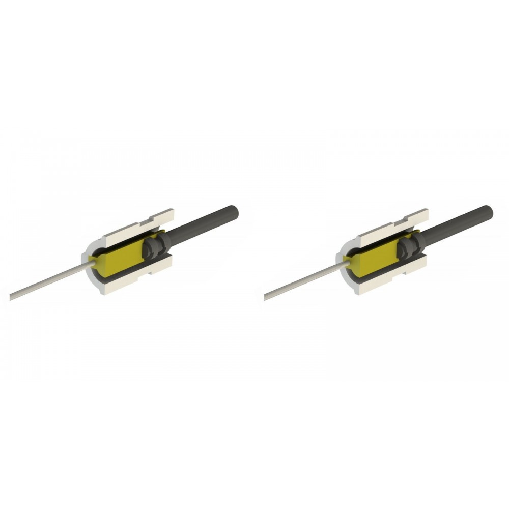 Resistenza accensione stufe a pellet bassa tensione Eco Spar, BURNiT e altri, Lunghezza 65mm, 95W, 24V - x2 | Candeletta per Stufe a Pellet | Pezzi di Ricambio per Stufe a Pellet |