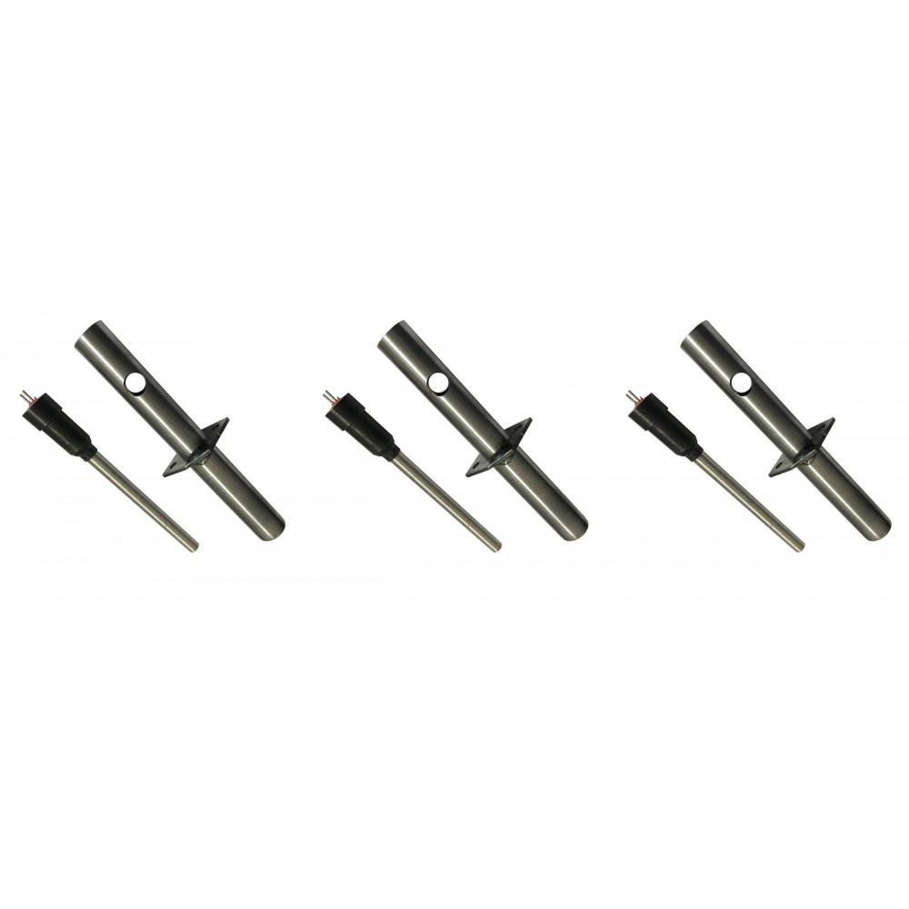 Candeletta con tubo accensione stufa a pellet Enviro, lunghezza 153mm, 230W - x3