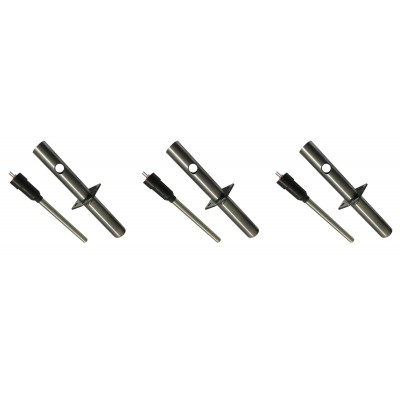 Candeletta con tubo accensione stufa a pellet Enviro, lunghezza 153mm, 230W - x3 - Candelette per Stufe a Pellet