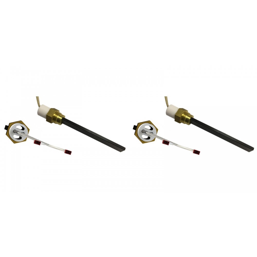 Resistenza accensione stufe a pellet bassa tensione Eco Spar, BURNiT, ComfortBilt e altri, Lunghezza 123mm, 120W, 24V - x2