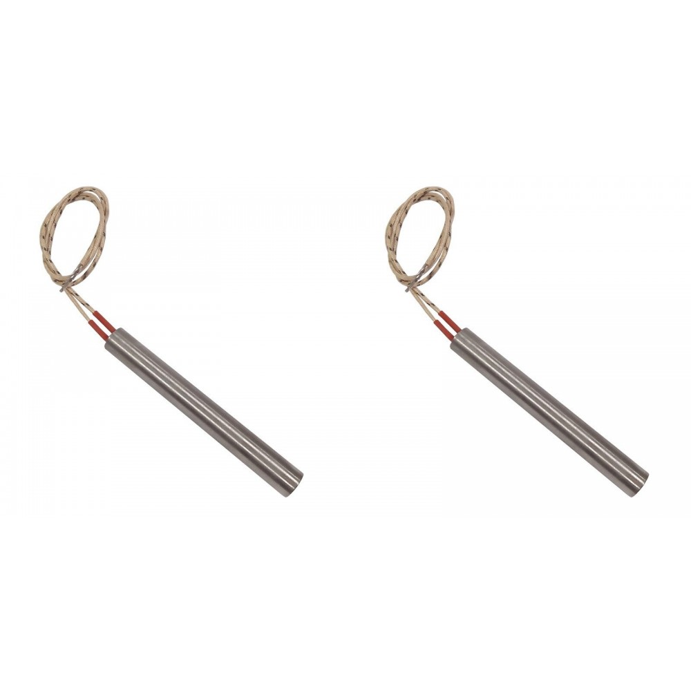 Candeletta accensione per stufa a pellet Arce, Cadel, Eurofiamma, Eurosteack e altri, lunghezza 101mm, 300W - x2 | Candeletta per Stufe a Pellet | Pezzi di Ricambio per Stufe a Pellet |