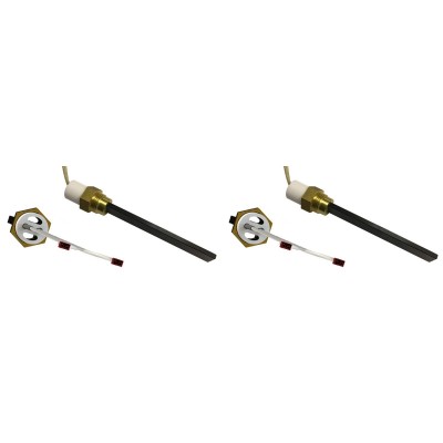 Candeletta accensione in quarzo per stufa a pellet Ferroli, Eco Spar, BURNiT e altri, lunghezza 123mm, 300W - x2 - Confronto dei Prodotti