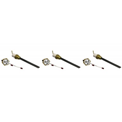 Candeletta accensione in quarzo per stufa a pellet Eco Spar, BURNiT, Whitfield, Lennox e altri, lunghezza 123mm, 400W - x3 - Confronto dei Prodotti