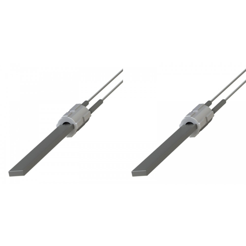 Candeletta accensione in quarzo per stufa a pellet Eco Spar, BURNiT, Palazzetti, Ravelli, MCZ e altri, lunghezza 122mm, 300W - x2