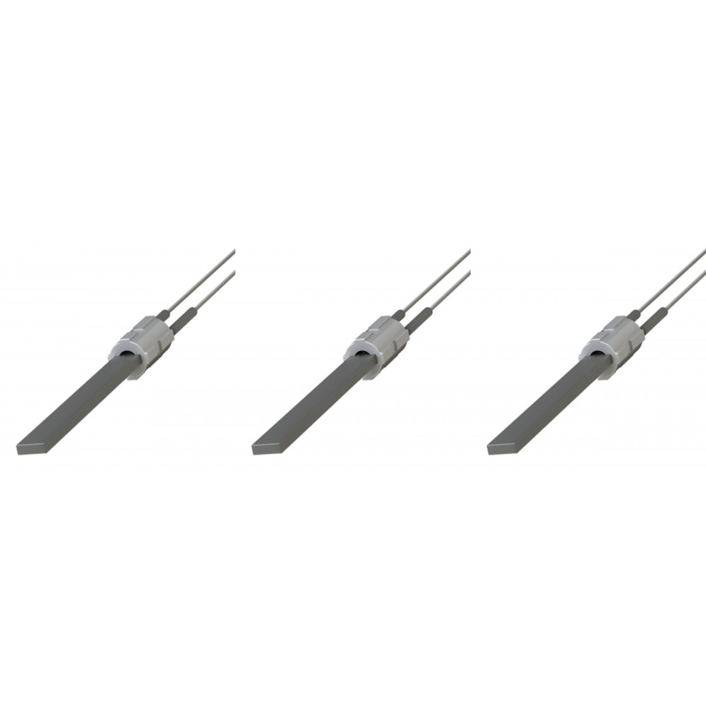 Candeletta accensione in quarzo per stufa a pellet Eco Spar, BURNiT, Palazzetti, Ravelli, MCZ e altri, lunghezza 122mm, 300W - x3 | Candeletta per Stufe a Pellet | Pezzi di Ricambio per Stufe a Pellet |