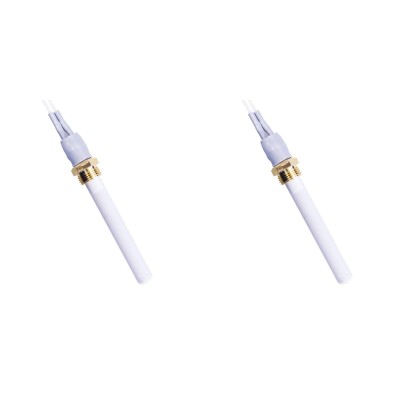 Ceramica candeletta accensione per stufa a pellet Eco Spar, BURNiT, Warmflow, Adler, AMG, Ecoteck e altri, Lunghezza 88mm, 250W - x2 - Candelette per Stufe a Pellet