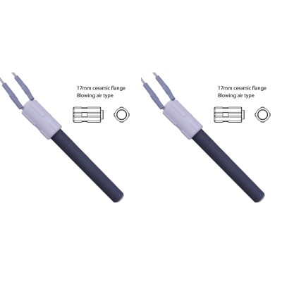 Ceramica candeletta accensione per stufa a pellet BURNiT, Palazzetti e altri, Lunghezza 113mm, 260W - x2 - Candelette per Stufe a Pellet