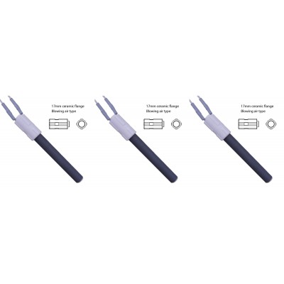 Ceramica candeletta accensione per stufa a pellet BURNiT, Palazzetti e altri, Lunghezza 113mm, 260W - x3 - Candelette per Stufe a Pellet