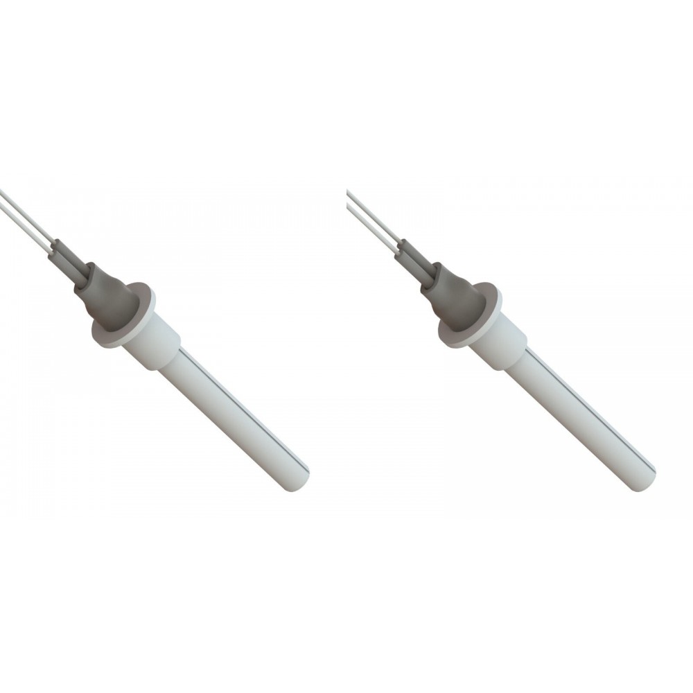 Ceramica candeletta accensione per stufa a pellet ETA, Grant Spira, ComfortBilt e altri, lunghezza 107mm, 260W - x2 | Candeletta per Stufe a Pellet | Pezzi di Ricambio per Stufe a Pellet |