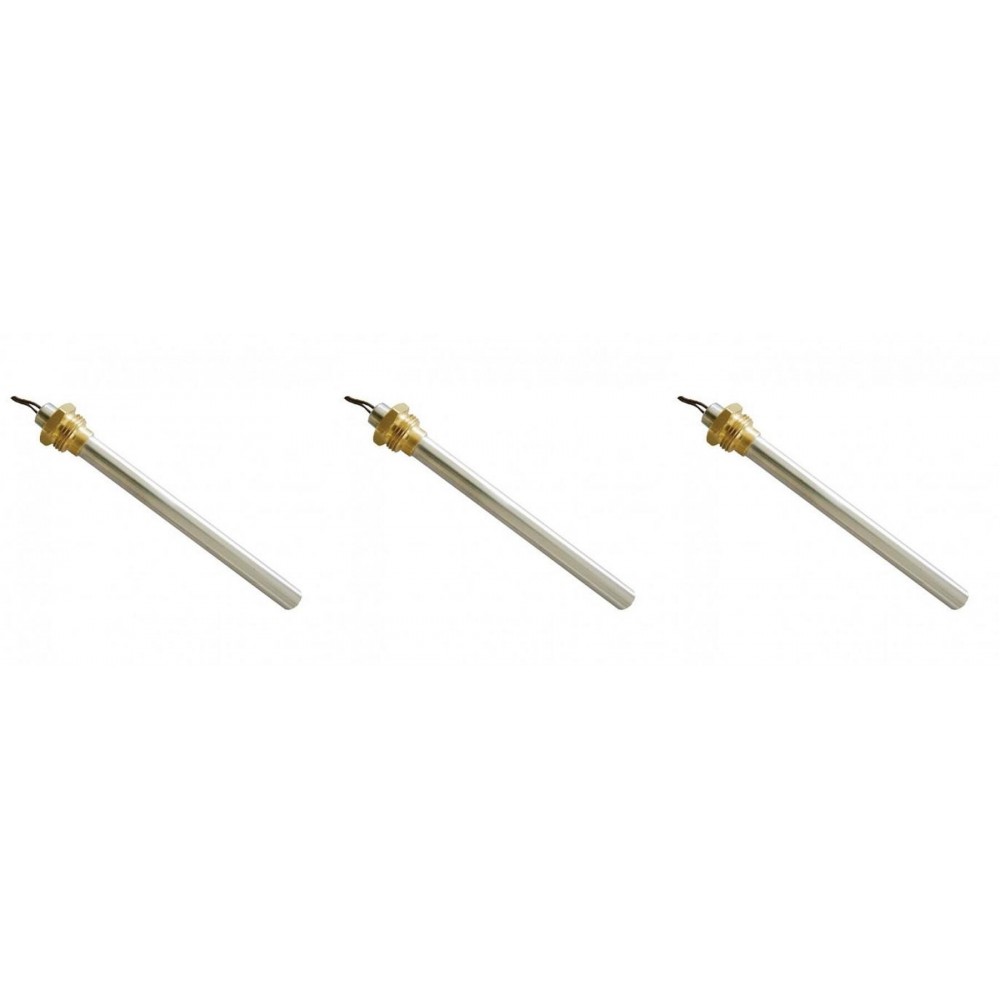 Candeletta accensione per stufa a pellet BURNiT, Piazzetta, Karmek, MCZ, Ungaro, Superior, Cadel e altri, lunghezza 185mm, 350W - x3