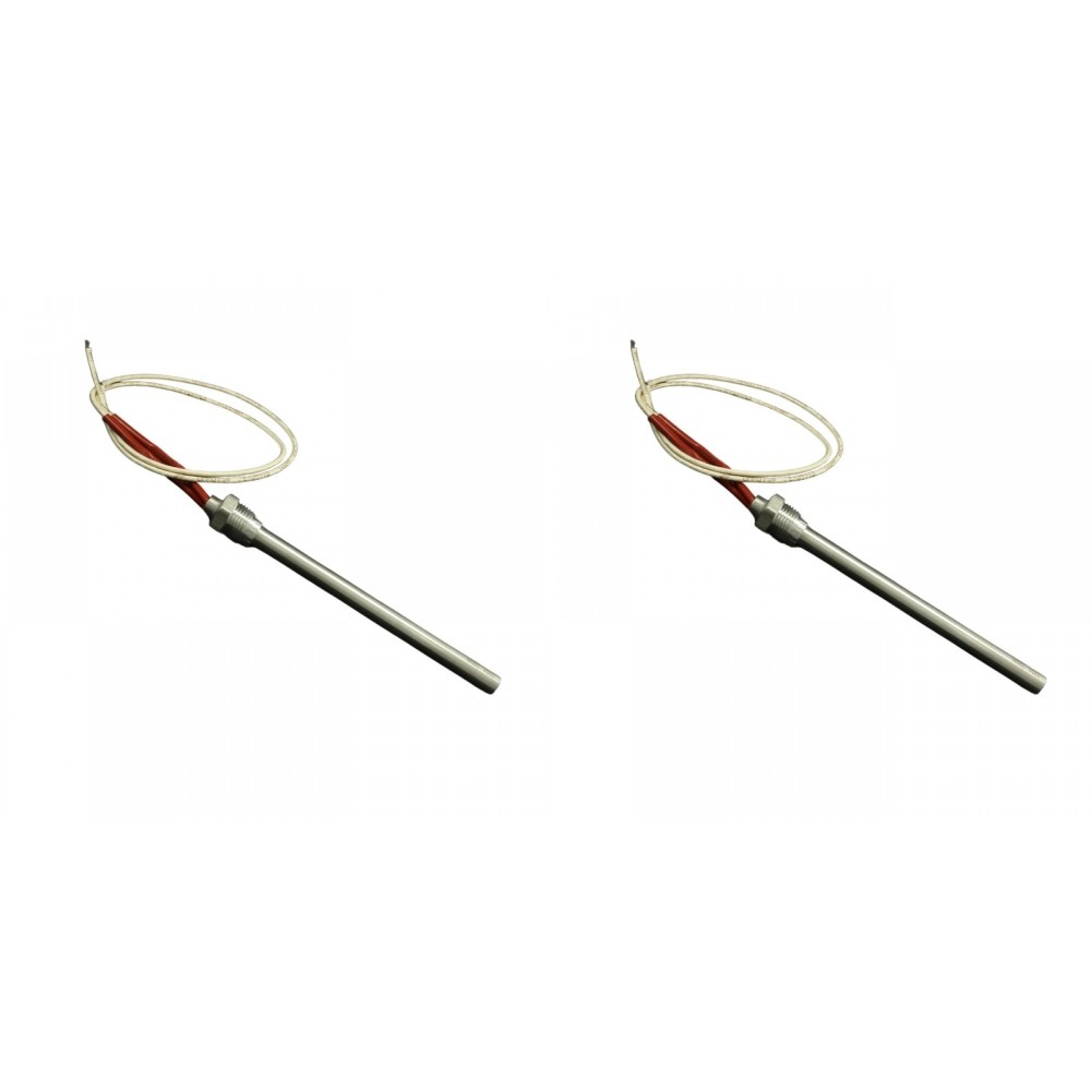 Candeletta accensione per stufe a pellet Klover, Avalon, Lopi, Vogelzang e altri, con lunghezza totale di 163 mm, 250W. - x2