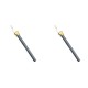 Ceramica candeletta accensione per stufa a pellet Eco Spar, lunghezza 147mm, 350W - x2 | Candeletta per Stufe a Pellet | Pezzi di Ricambio per Stufe a Pellet |