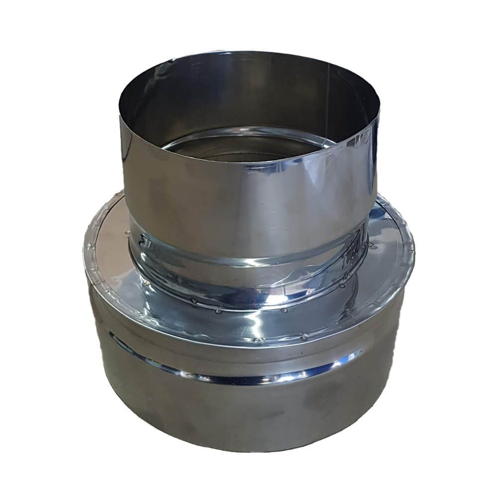 UTILFER Tubo Doppia Parete Inox 180-230 mm x 500 mm