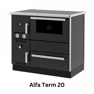 Stufa da cucina a legna con scambiatore di calore Alfa Plam Alfa Term 20