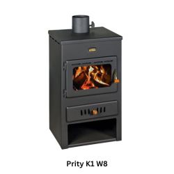 Termostufa a Legna Prity K1 W8, 7kW
